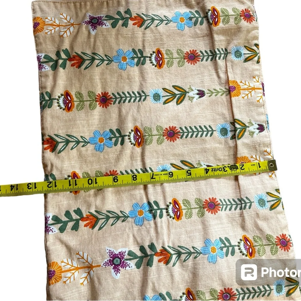 Floral Embroidered Table Runner and Placemats